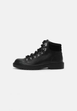 Meilleur prix ⌛ Zign UNISEX - Bottines à Lacets - Black 🛒