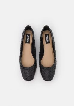 Bon marché ⌛ Zign LEATHER - Ballerines - Black 🥰 -Pas Cher Zign Boutique 6ca371a86b2a4a79aba6caf61375cfb0