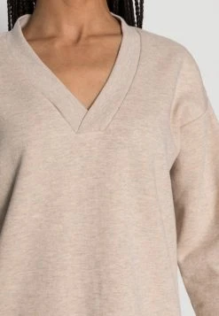 Remise ✔️ Zign SWEAT V NECK MINI 🥰 DRESS - Robe De Jour - Camel ❤️ -Pas Cher Zign Boutique 6d7f5eade7974409800a416e50e4e812