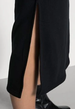 Grosses soldes 🎁 Zign Casual Winter Sweat Hooded Maxi Slits Dress - Robe De Jour - Black 😀 -Pas Cher Zign Boutique 70892c9a7ae144bbbf319e5b6f7a96ba