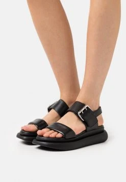 Sortie 🤩 Zign LEATHER - Sandales à Plateforme - Black 🎁