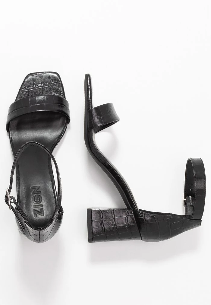 Coupon 🛒 Zign ⌛ Sandales - Black ⌛ 4 Coupon 🛒 Zign ⌛ Sandales - Black ⌛ – Image 4