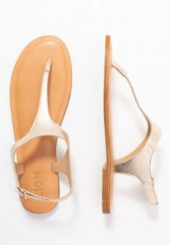 Budget 🔥 Zign LEATHER - Tongs - Gold 🥰 -Pas Cher Zign Boutique 761bfe1cacaa43208ea2feda0e637401