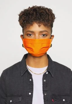 Remise ❤️ Zign 10 PACK - Masque En Tissu - White/orange /dark Red ❤️