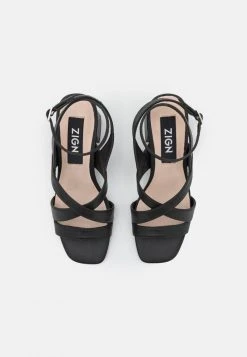 Remise ⌛ Zign LEATHER - 🎁 Sandales - Black 🧨 -Pas Cher Zign Boutique 85d9cb77f74044469778a0ecbc2f1741