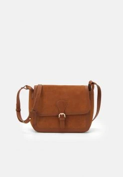 Meilleur prix ⭐ Zign LEATHER - Sac Bandoulière - Cognac 🛒