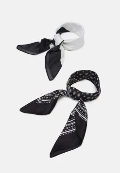 Acheter 🛒 Zign BANDANA 2 PACK UNISEX - Foulard - Black/white 🎉