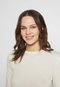 Budget 🧨 Zign SILK BLEND Longsleeve - T-shirt à Manches Longues - Off-white ⭐ -Pas Cher Zign Boutique 8fabef0935894835935dde9198eb9703