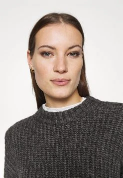 Promo 😀 Zign COSY WOOL BLEND JUMPER - Pullover - Mottled Dark Grey 🧨 -Pas Cher Zign Boutique 94ebdba1a4cd4b11b26a0b4a16fadec4