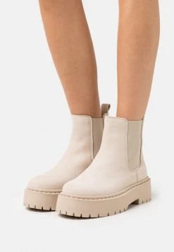 Tout neuf ⌛ Zign LEATHER - Bottines à Plateau - Beige ⌛