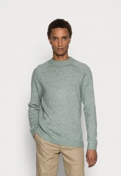 Tout neuf đ Zign HEAVY GAUGE MELANGE MOCKNECK - Pullover - Mint đ