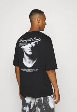 Meilleure affaire 👍 Zign UNISEX - T-shirt Imprimé - Black ✨