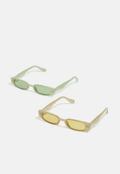 Remise ⌛ Zign UNISEX 2 PACK - Lunettes De Soleil - Beige/green ⌛