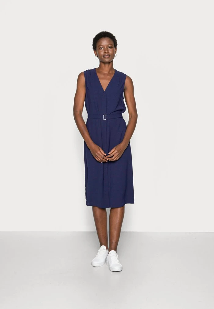 Grosses soldes 🥰 Zign WOVEN TUNIC 🔥 DRESS BUCKLE - Robe De Jour - Dark Blue ❤️ 1 Grosses soldes 🥰 Zign WOVEN TUNIC 🔥 DRESS BUCKLE - Robe De Jour - Dark Blue ❤️