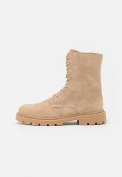 Promo 😉 Zign Bottines à Lacets - Beige 🤩