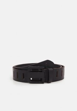 Grosses soldes ❤️ Zign LEATHER UNISEX - Ceinture - Black 🛒