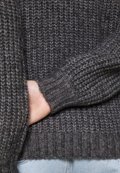 Promo 😀 Zign COSY WOOL BLEND JUMPER - Pullover - Mottled Dark Grey 🧨 -Pas Cher Zign Boutique add6df2d434e49c3a4e774f58e8e8eb2