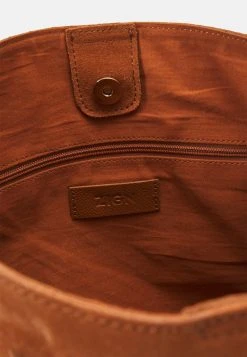 Meilleur prix ✔️ Zign LEATHER - Cabas - Cognac 🛒 -Pas Cher Zign Boutique b04b47d41bc14f579369d1cf45e29944