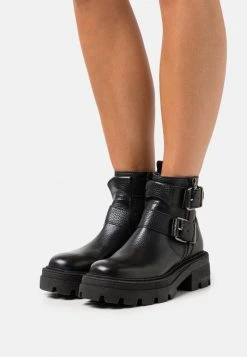 Offres ⌛ Zign LEATHER - Bottines à Plateau - Black 😍