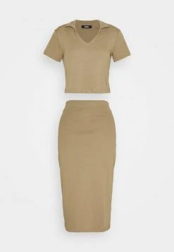 Bon marché ✨ Zign SET - T-shirt Imprimé - Light Brown 👏