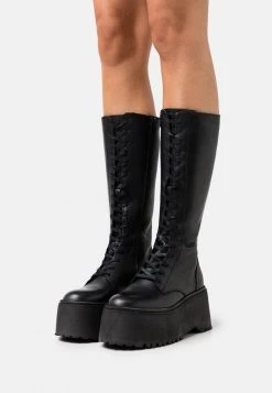 Remise ❤️ Zign LEATHER - Bottes à Lacets - Black 🎉