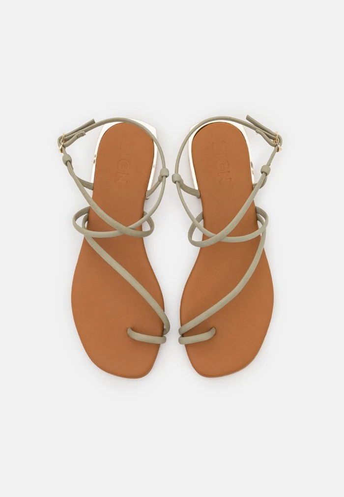 Grosses soldes 😍 Zign Tongs - Khaki 🧨 6 Grosses soldes 😍 Zign Tongs - Khaki 🧨 – Image 6