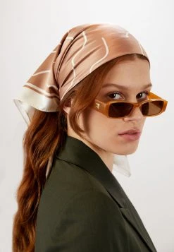 Vente flash 😍 Zign 2 PACK - Foulard - Mint/brown 🥰