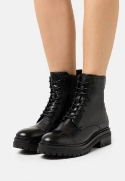 Meilleure vente 🔥 Zign Bottines à Lacets - Black 😍