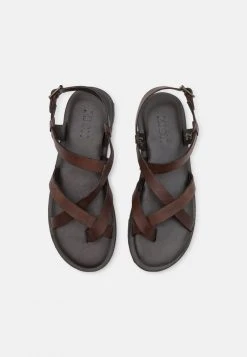 Meilleur prix 🌟 Zign LEATHER - Tongs - Dark Brown 💯 -Pas Cher Zign Boutique bc5df611a2994d5c9664577f12a617a4
