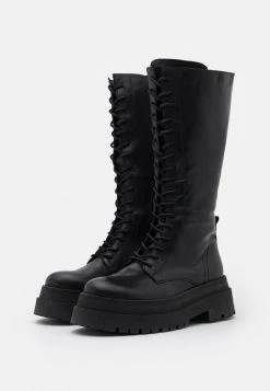 Offres ✨ Zign Bottes à Plateau - Black ⭐ -Pas Cher Zign Boutique bc9e9c90210148c19f330557d134e5ab