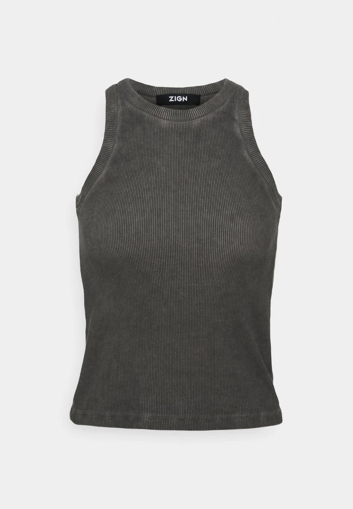 Promo 🛒 Zign Débardeur - Anthracite 😍 1 Promo 🛒 Zign Débardeur - Anthracite 😍