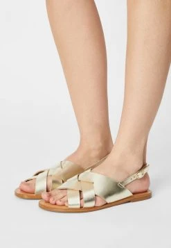 Bon marché 🛒 Zign LEATHER - Sandales - Gold 😍