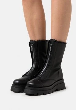 Sortie ✨ Zign LEATHER - Bottes De Neige - Black ⌛