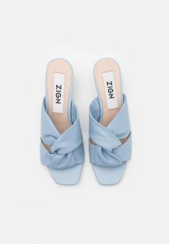 Offres 😍 Zign Mules à Talons - Blue 🎉 -Pas Cher Zign Boutique c65d0a2b5a80444e86ed35c254028beb
