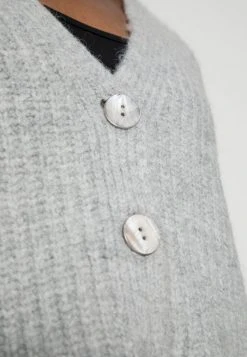 Meilleur prix ❤️ Zign WOOL BLEND JUMPER - Gilet - Mottled Grey 😉 -Pas Cher Zign Boutique c902e0c244ff486abc044057b91a4d62