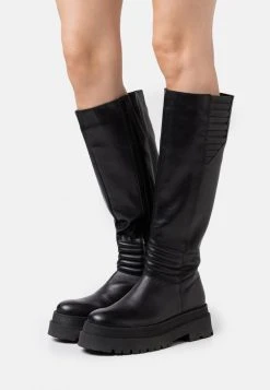 Bon marché 🔔 Zign Bottes à Plateau - Black 🧨