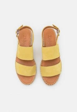 Meilleur prix ❤️ Zign 😍 Sandales - Yellow 🎉 -Pas Cher Zign Boutique cfb835a524664909bf00cdae5596a24e