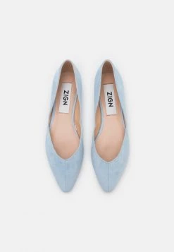 Remise ⭐ Zign LEATHER - Ballerines - Light Blue 🔔 -Pas Cher Zign Boutique cff92fd9e96749f0b3897edbd1a24f8c