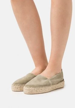 Nouveau ✨ Zign LEATHER - Espadrilles - Khaki ✔️