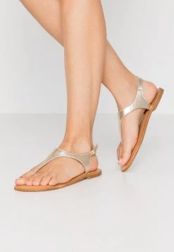 Budget 🔥 Zign LEATHER - Tongs - Gold 🥰