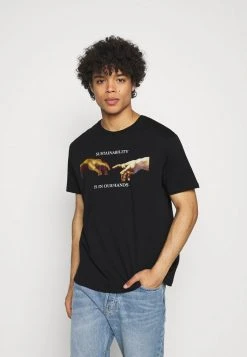 Top 10 🔔 Zign T-shirt Imprimé - Black ⭐