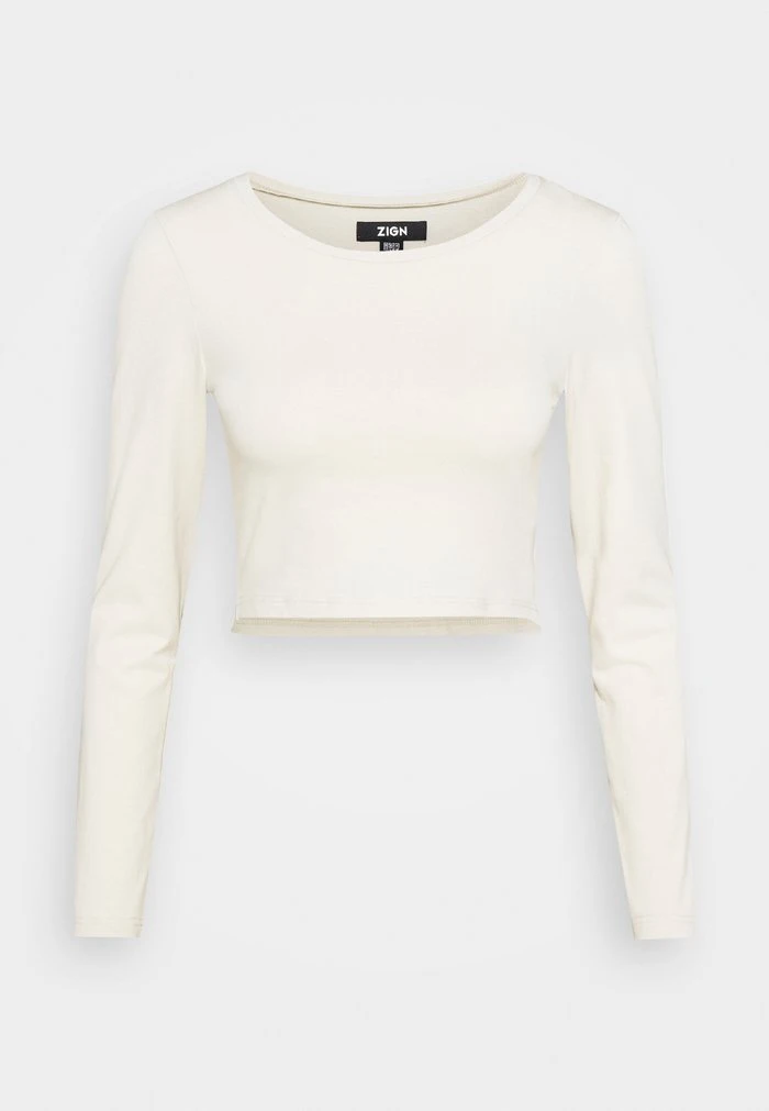 De gros ❤️ REDEZIGN - T-shirt à Manches Longues - Beige 🤩 5 De gros ❤️ REDEZIGN - T-shirt à Manches Longues - Beige 🤩 – Image 5