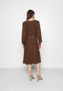 Top 10 🛒 Zign Robe Pull - Dark Brown 🎁 -Pas Cher Zign Boutique dc38a971cf7a44a2b25b5d29b847cc84