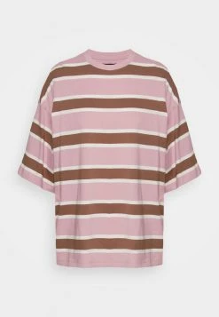 De gros 🔔 REDEZIGN - T-shirt Imprimé - Light Pink/brown 🎁