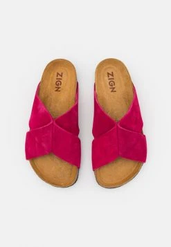 Sortie 🎁 Zign Mules - Berry 🤩 -Pas Cher Zign Boutique e5141dcbe52544f3aeda7df57839a489