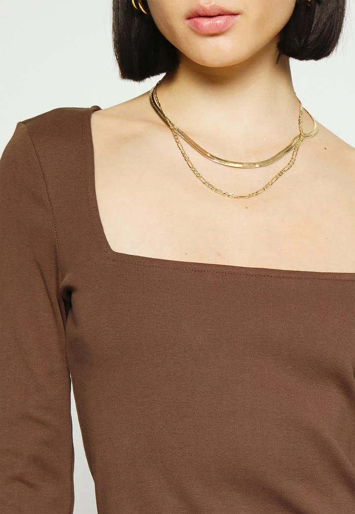 Nouveau 👍 REDEZIGN - Robe Longue - Dark Brown ✨ 11 Nouveau 👍 REDEZIGN - Robe Longue - Dark Brown ✨ – Image 11