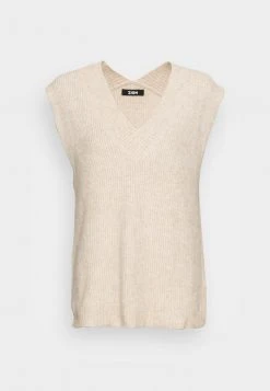 Sortie 💯 Zign V NECK - Pullover - Beige 🌟 -Pas Cher Zign Boutique f0f243e4a41e40099c02d0c56e575be7