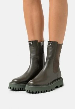 Tout neuf ⭐ Zign LEATHER - Bottines à Plateau - Khaki ❤️