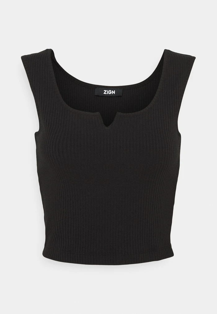 Promo 🤩 Zign Débardeur - Black 👍 6 Promo 🤩 Zign Débardeur - Black 👍 – Image 6