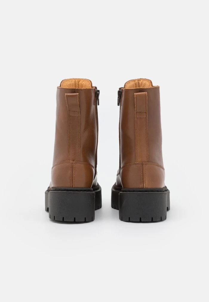 Sortie 🎁 Zign Bottines à Plateau - Cognac 🧨 4 Sortie 🎁 Zign Bottines à Plateau - Cognac 🧨 – Image 4